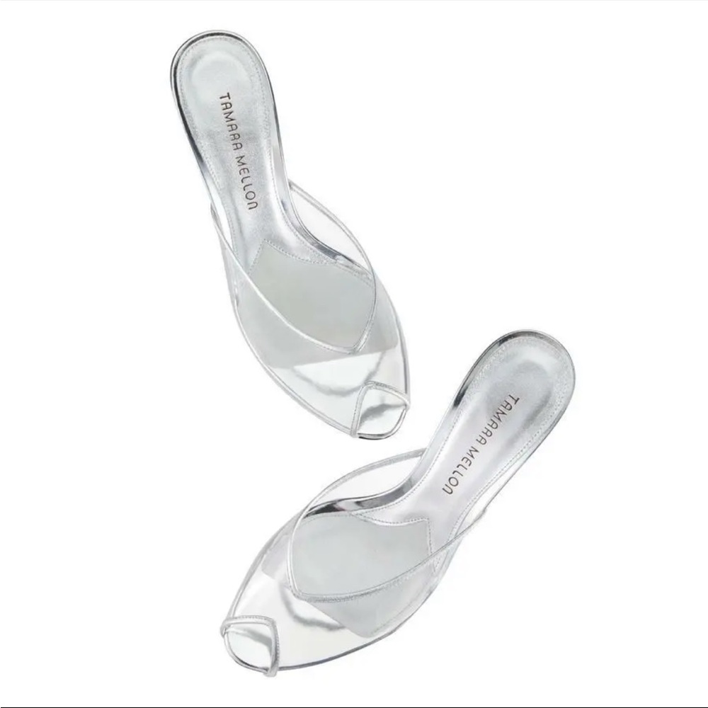 Tamara Mellon Glass High-heel Clear Pvc Sandals